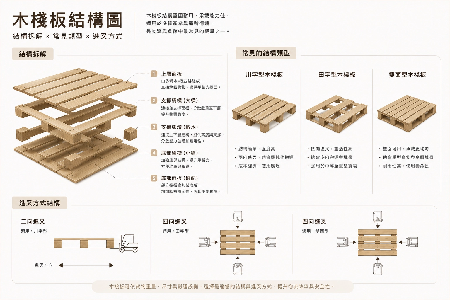 木棧板結構圖/明洋紙器