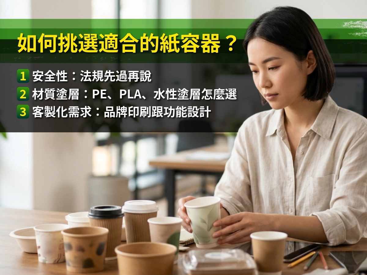 如何挑選適合的紙容器