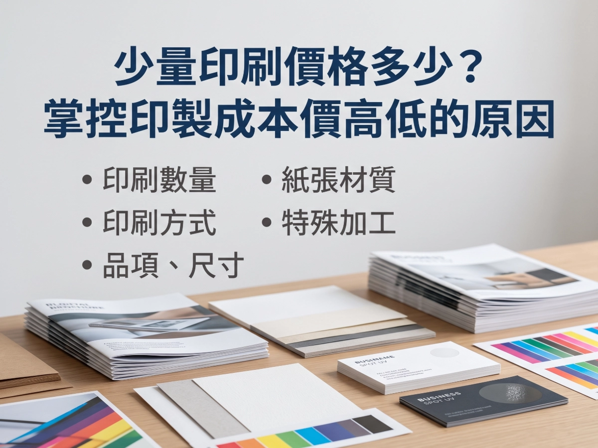 掌控印製成本價高低的原因