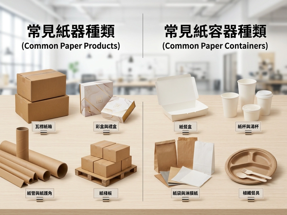 紙器VS紙容器種類介紹