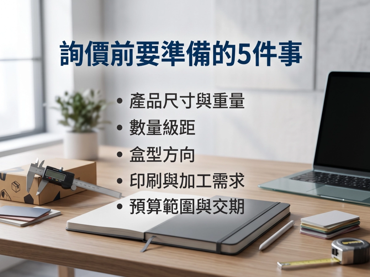 詢價前要準備的5件事