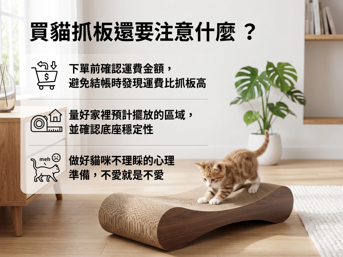 買貓抓板還要注意什麼